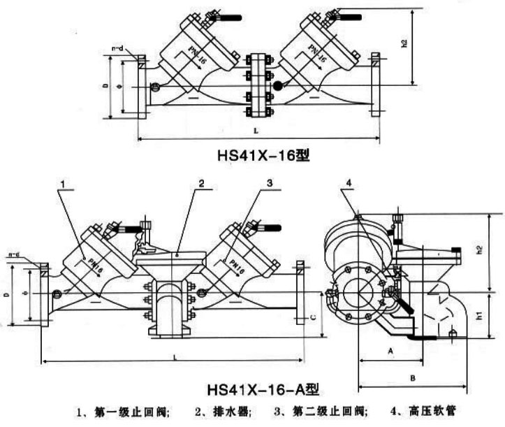 HS41X防污隔斷閥結(jié)構(gòu)尺寸 HS41X防污隔斷閥結(jié)構(gòu)尺寸